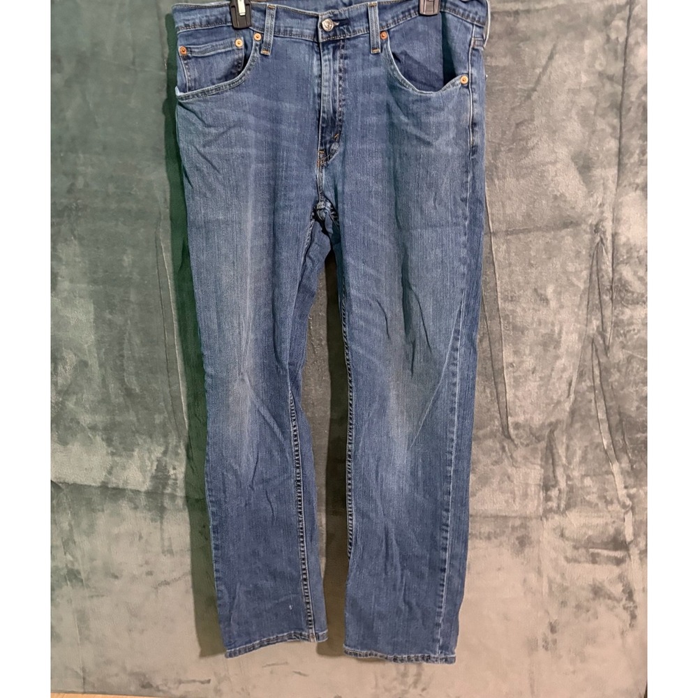 Levis 559 Jeans Mens 34 X 32 Relaxed Straight Blue Denim Y2k Biker Grunge